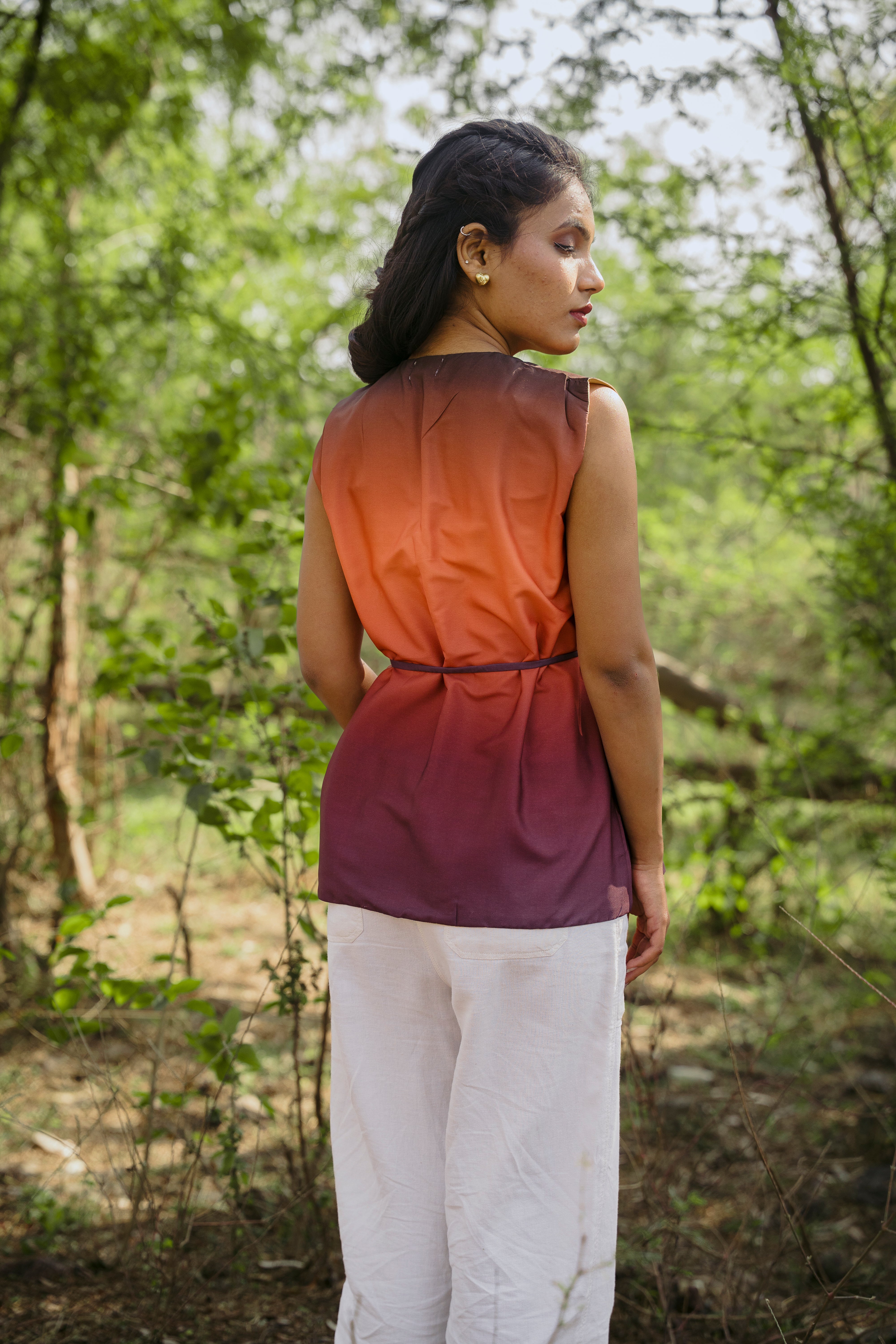 SUNSET RUST OMBRE JACKET