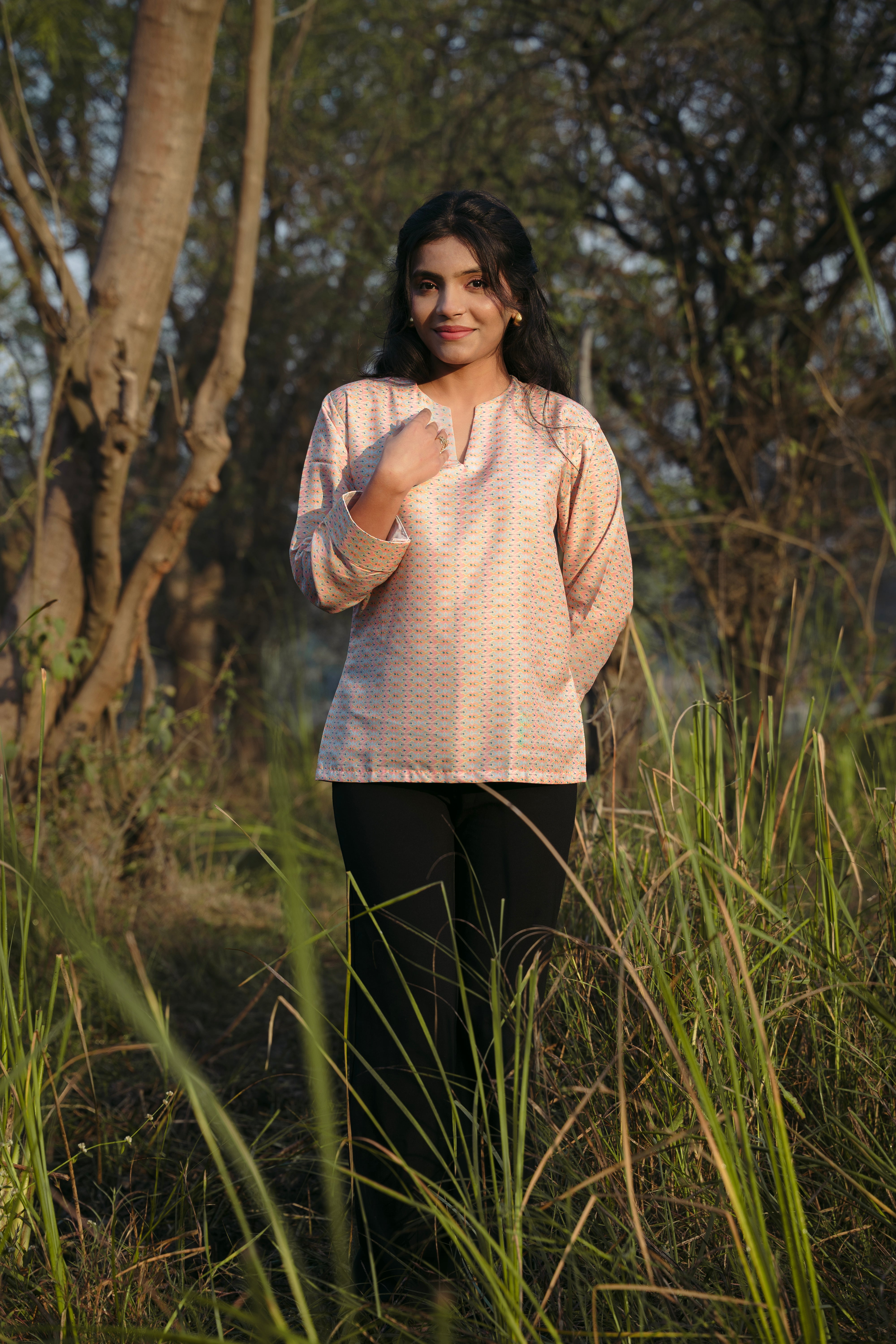 CANDY BLOOM KURTA TOP