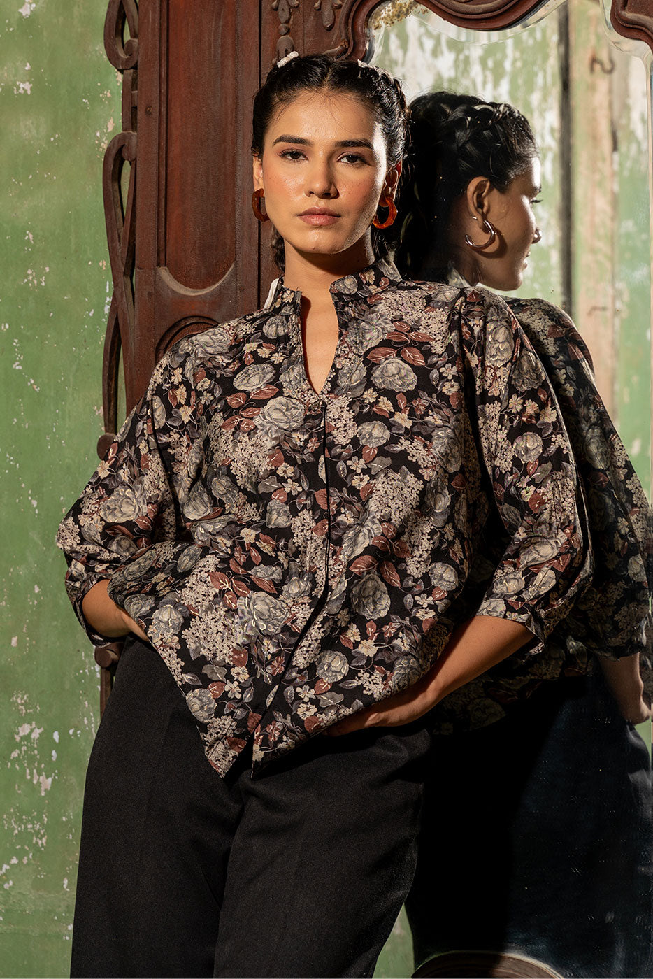 Midnight Blossom Top