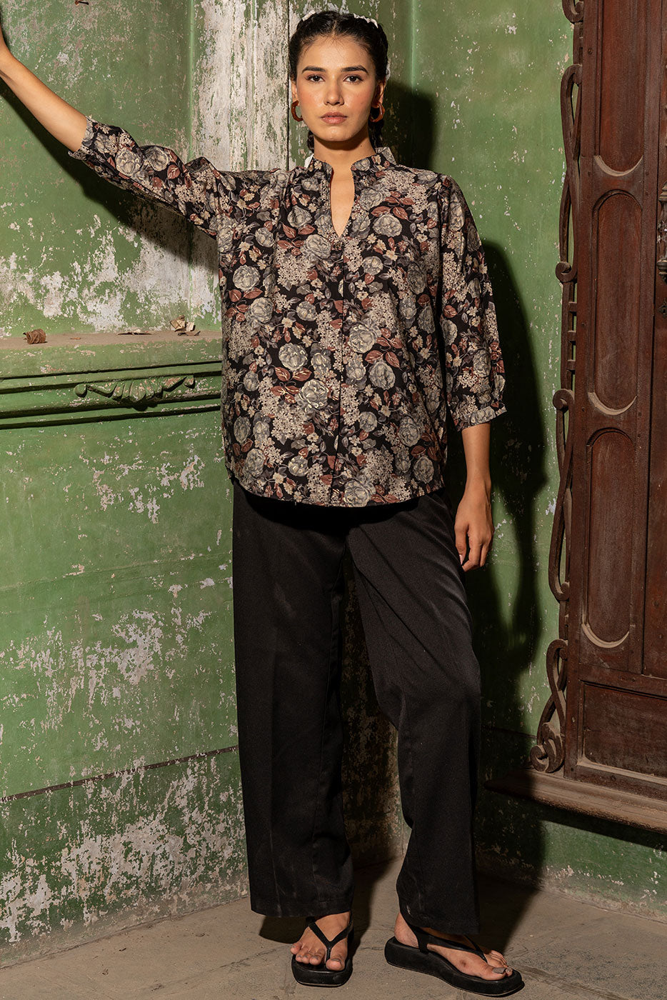 Midnight Blossom Top