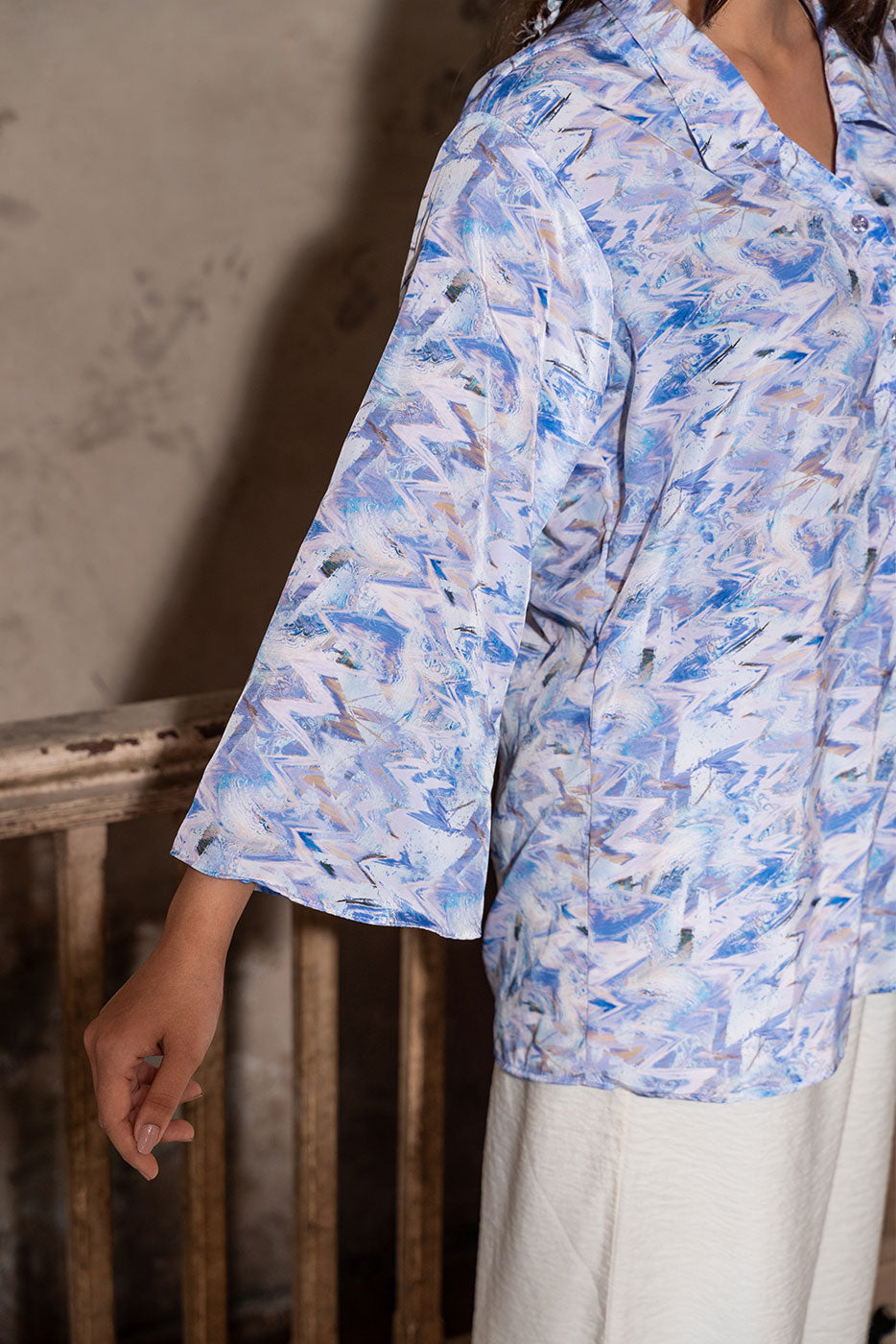 Purple Mist Abstract Shirt