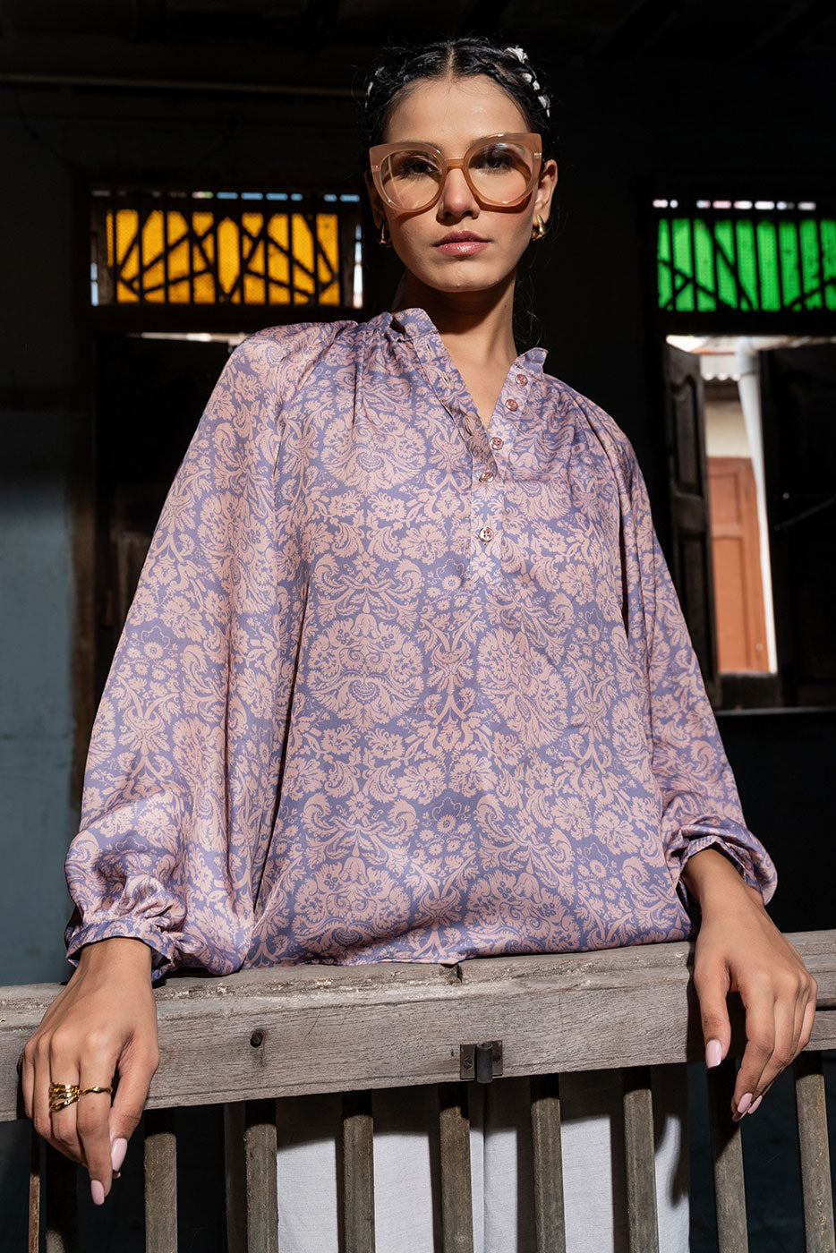 Vintage Purple blouse