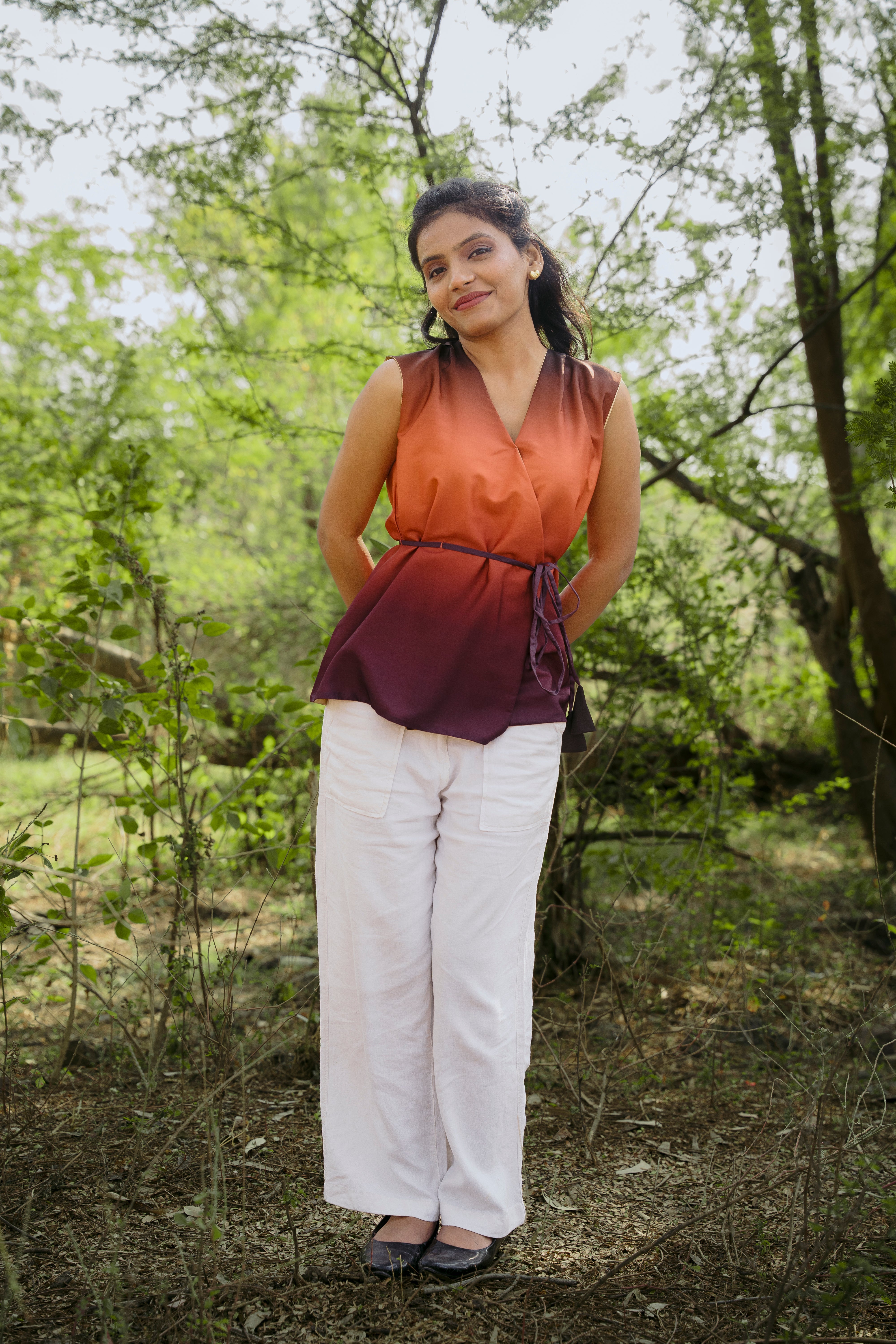 SUNSET RUST OMBRE JACKET