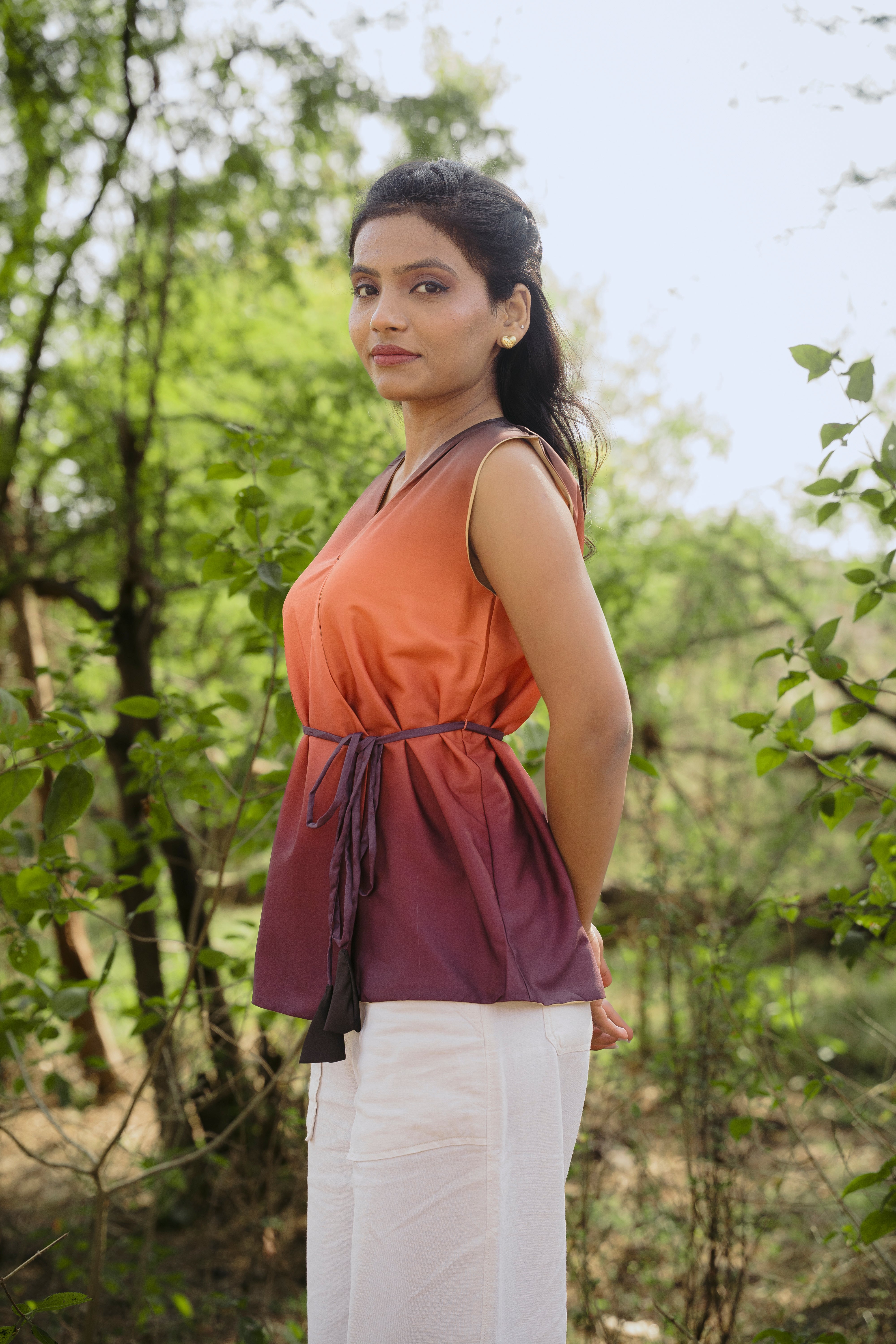 SUNSET RUST OMBRE JACKET