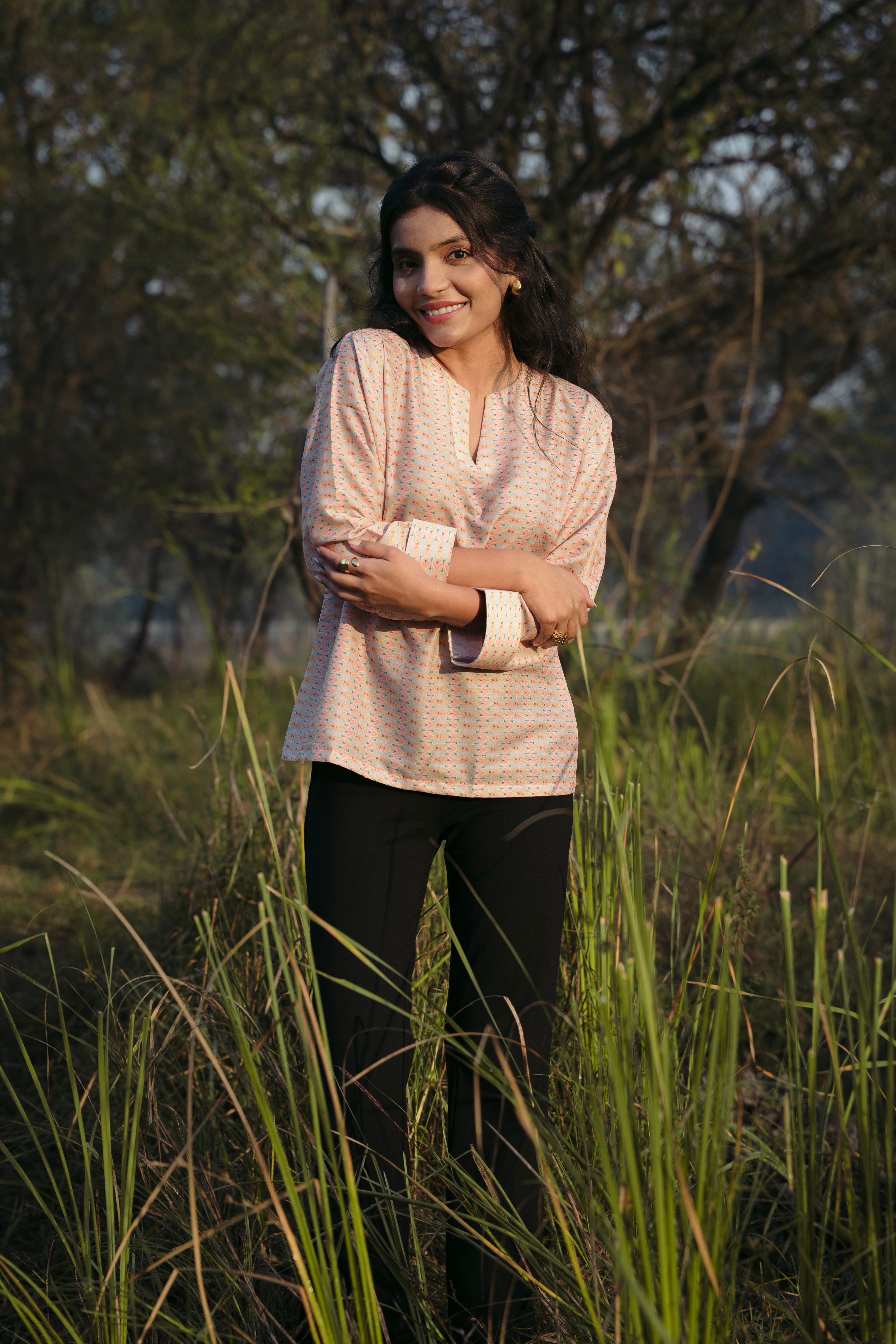 CANDY BLOOM KURTA TOP