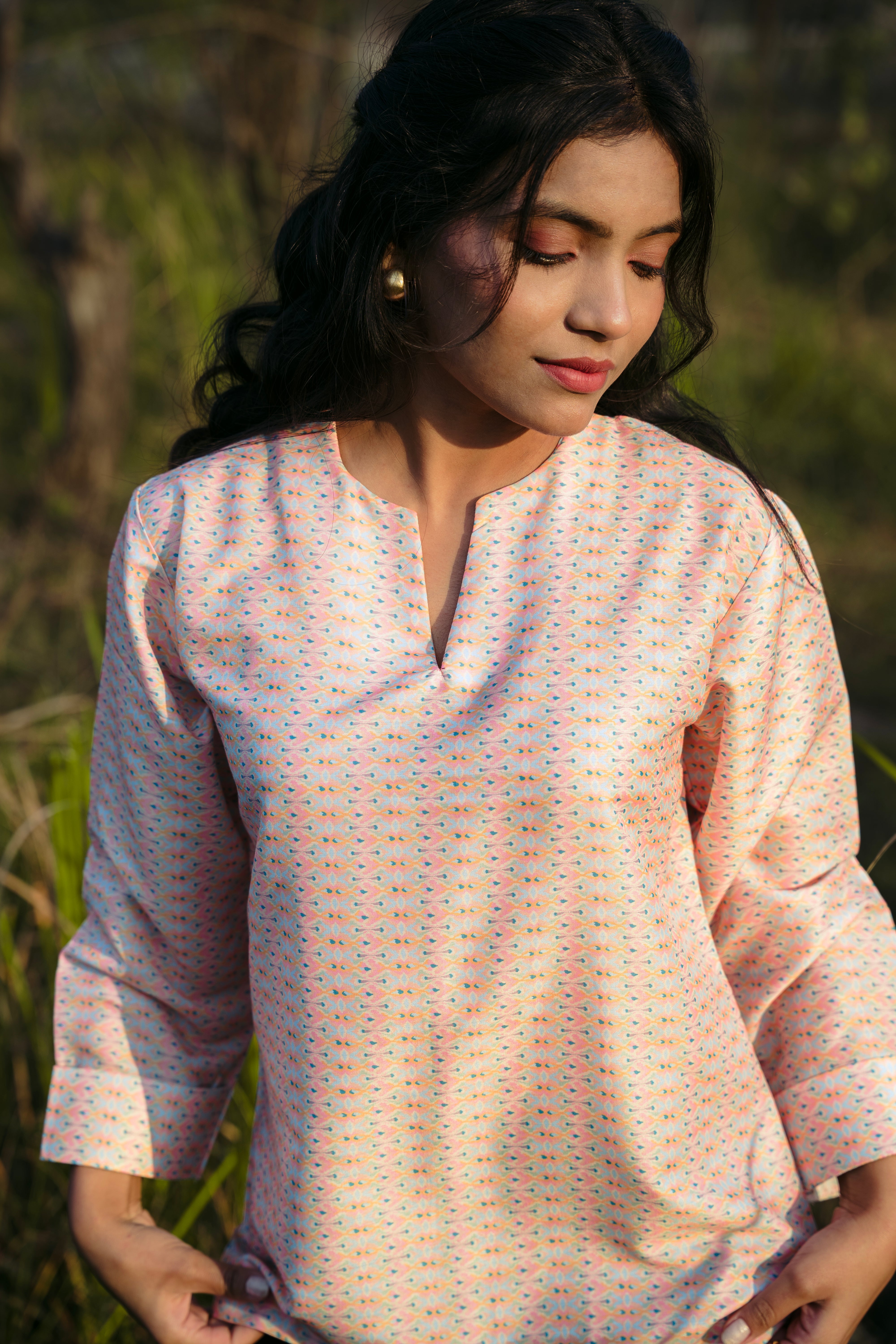CANDY BLOOM KURTA TOP