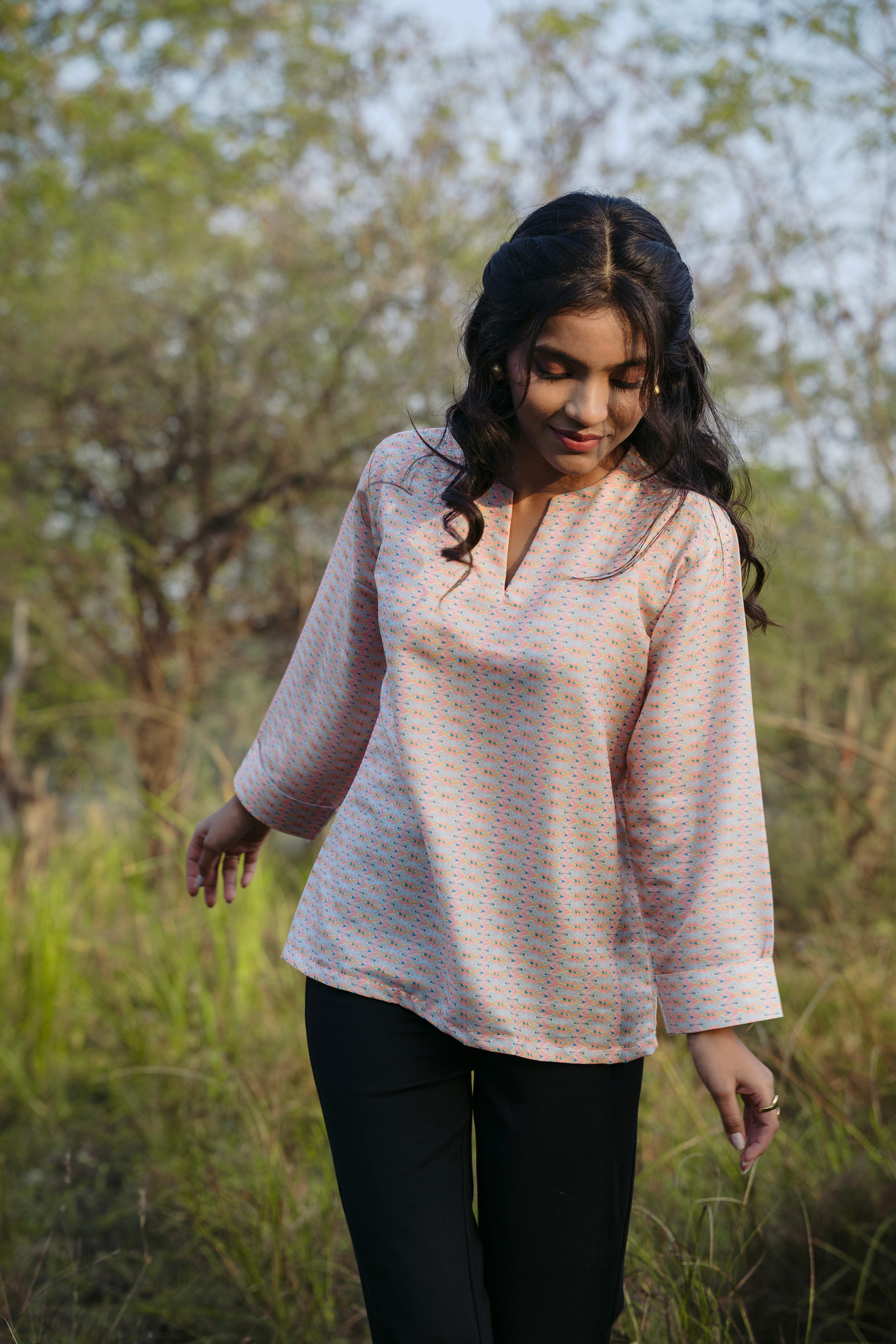 CANDY BLOOM KURTA TOP